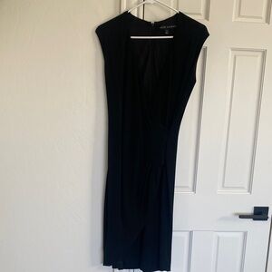 Vintage Ralph Lauren Black Label Wrap Style Midi Dress